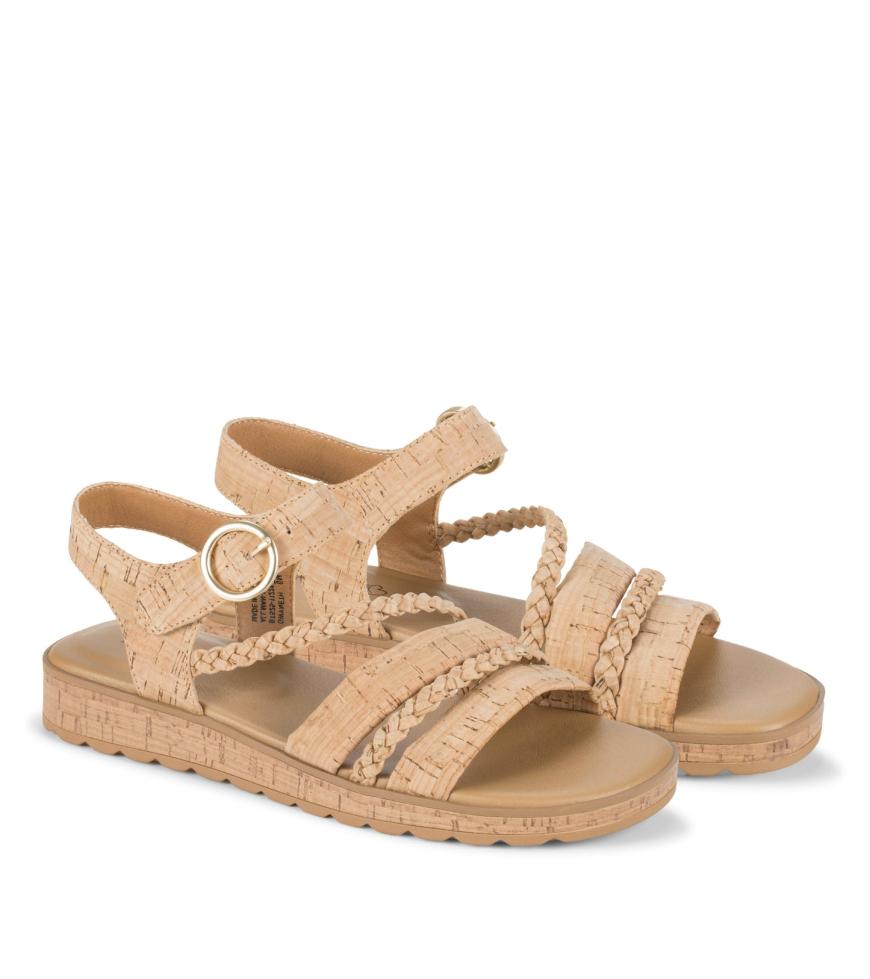 Baretraps Classic Comfort Sandals | Women Gwyneth Slide Sandal Natural