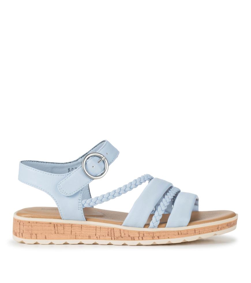 Baretraps Classic Comfort Sandals | Women Gwyneth Slide Sandal Sea Glass Blue