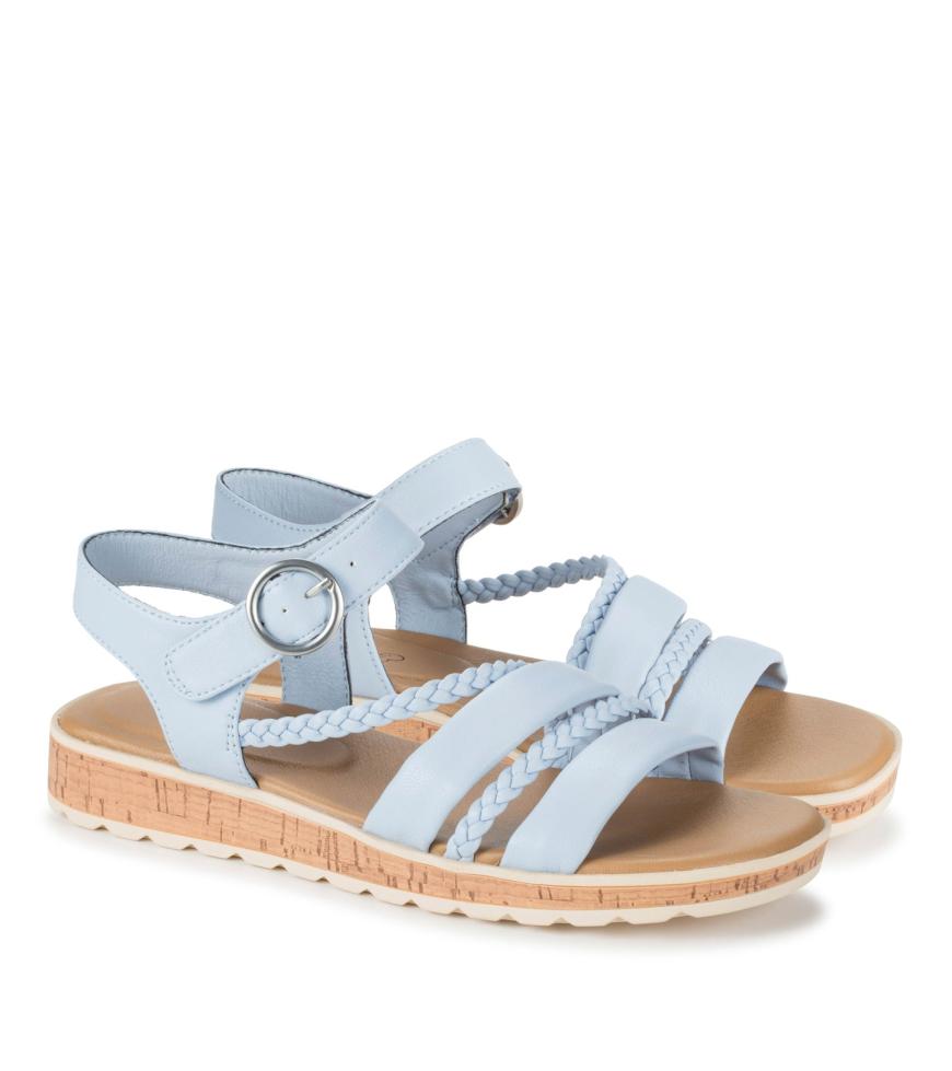 Baretraps Classic Comfort Sandals | Women Gwyneth Slide Sandal Sea Glass Blue