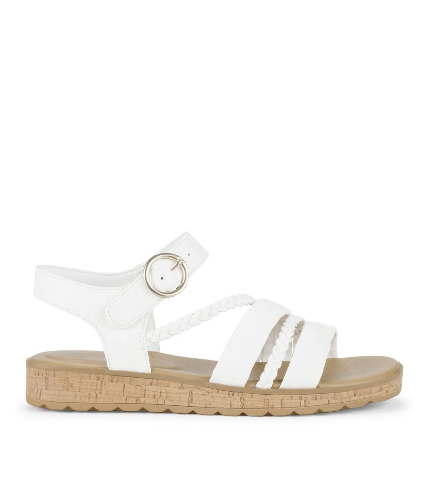 Baretraps Classic Comfort Sandals | Women Gwyneth Slide Sandal White