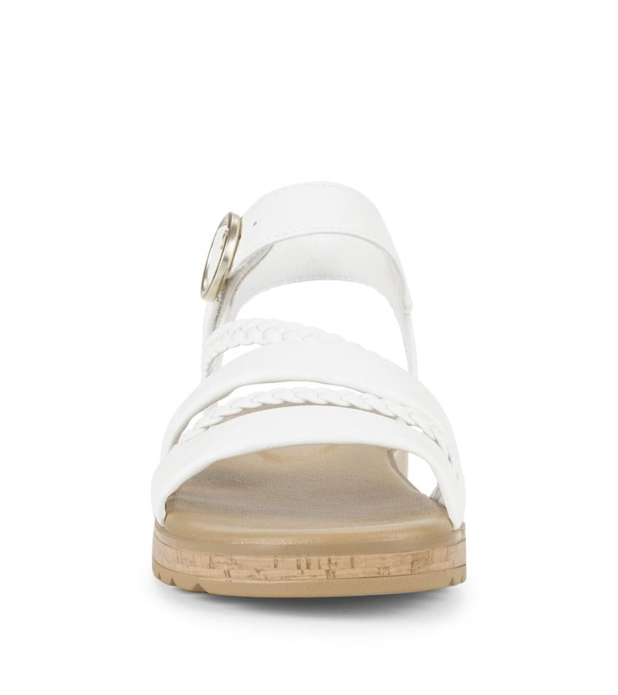 Baretraps Classic Comfort Sandals | Women Gwyneth Slide Sandal White