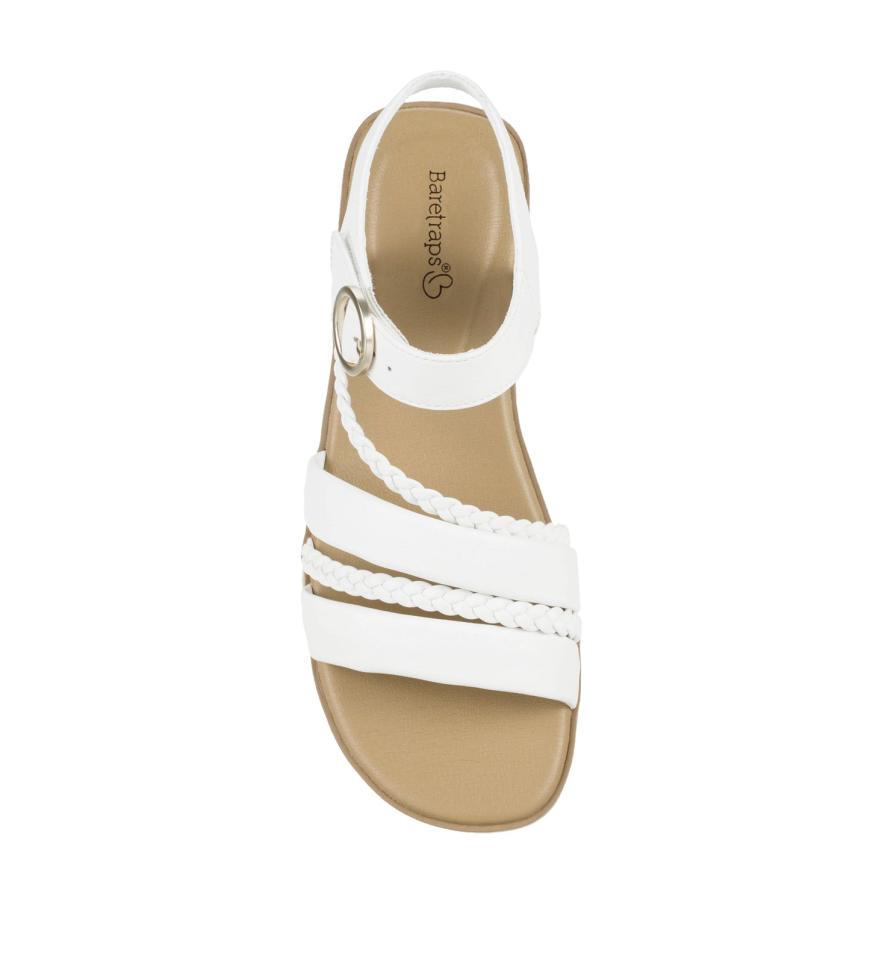 Baretraps Classic Comfort Sandals | Women Gwyneth Slide Sandal White
