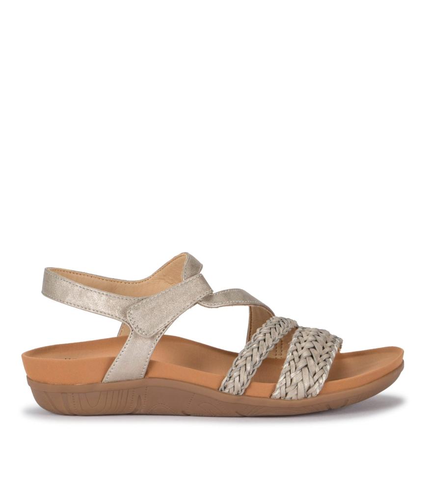 Baretraps Classic Comfort Sandals | Women Jalen Sandal Champagne