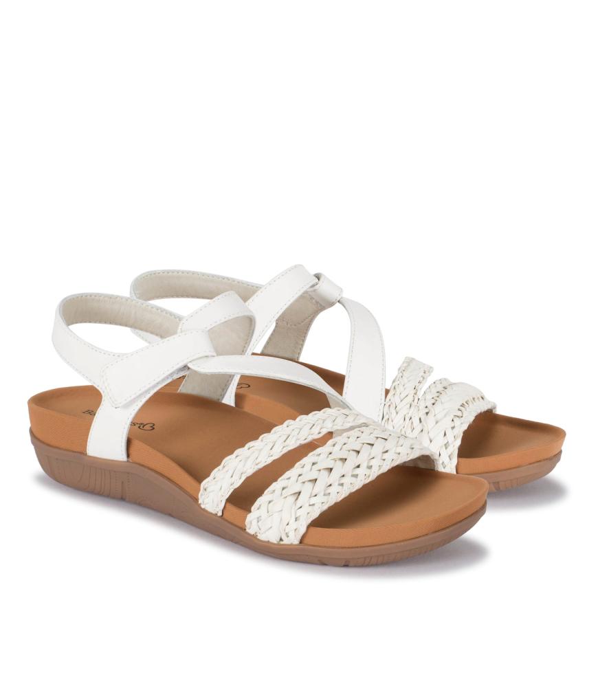 Baretraps Classic Comfort Sandals | Women Jalen Sandal White