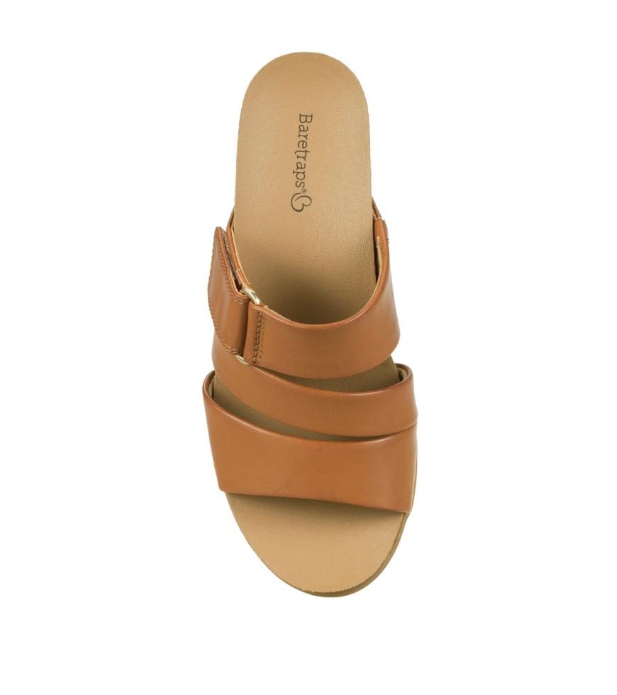 Baretraps Classic Comfort Sandals | Women Michi Wedge Sandal Dark Caramel