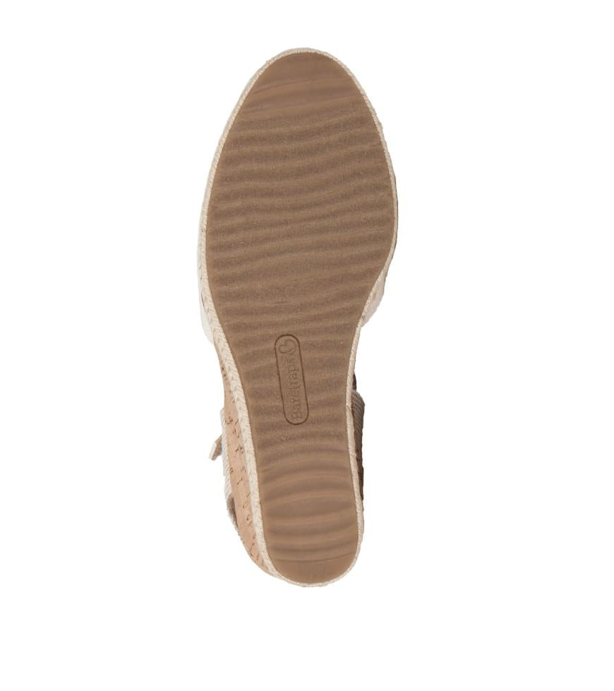 Baretraps Classic Comfort Sandals | Women Ocean Closed Toe Wedge Sandal Cream
