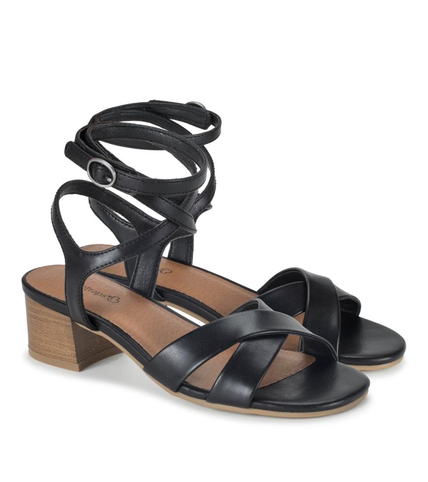 Baretraps Classic Comfort Sandals | Women Valerie Block Heel Sandal Black