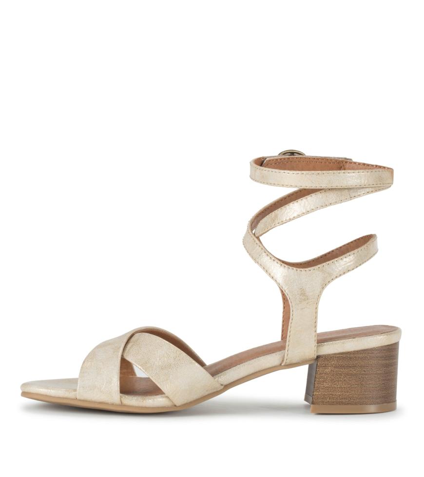 Baretraps Classic Comfort Sandals | Women Valerie Block Heel Sandal Light Gold