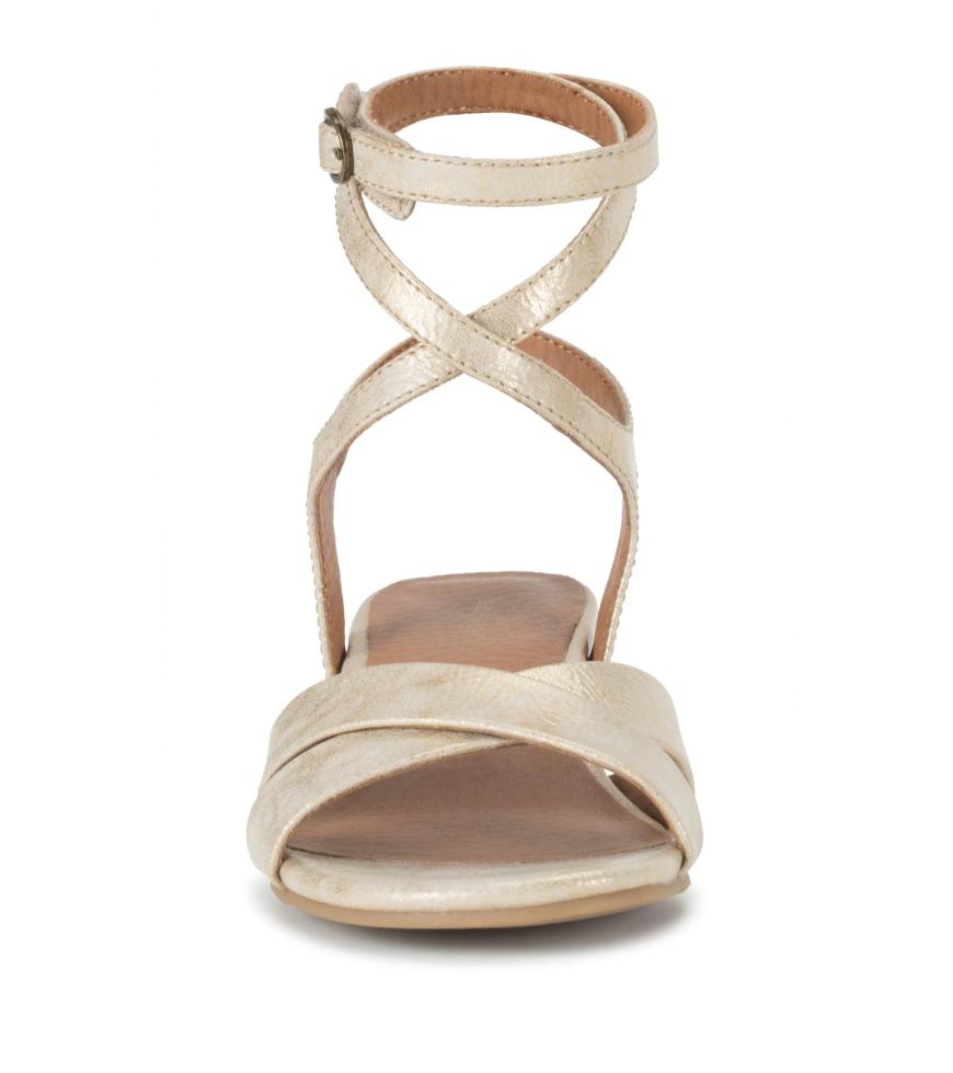 Baretraps Classic Comfort Sandals | Women Valerie Block Heel Sandal Light Gold