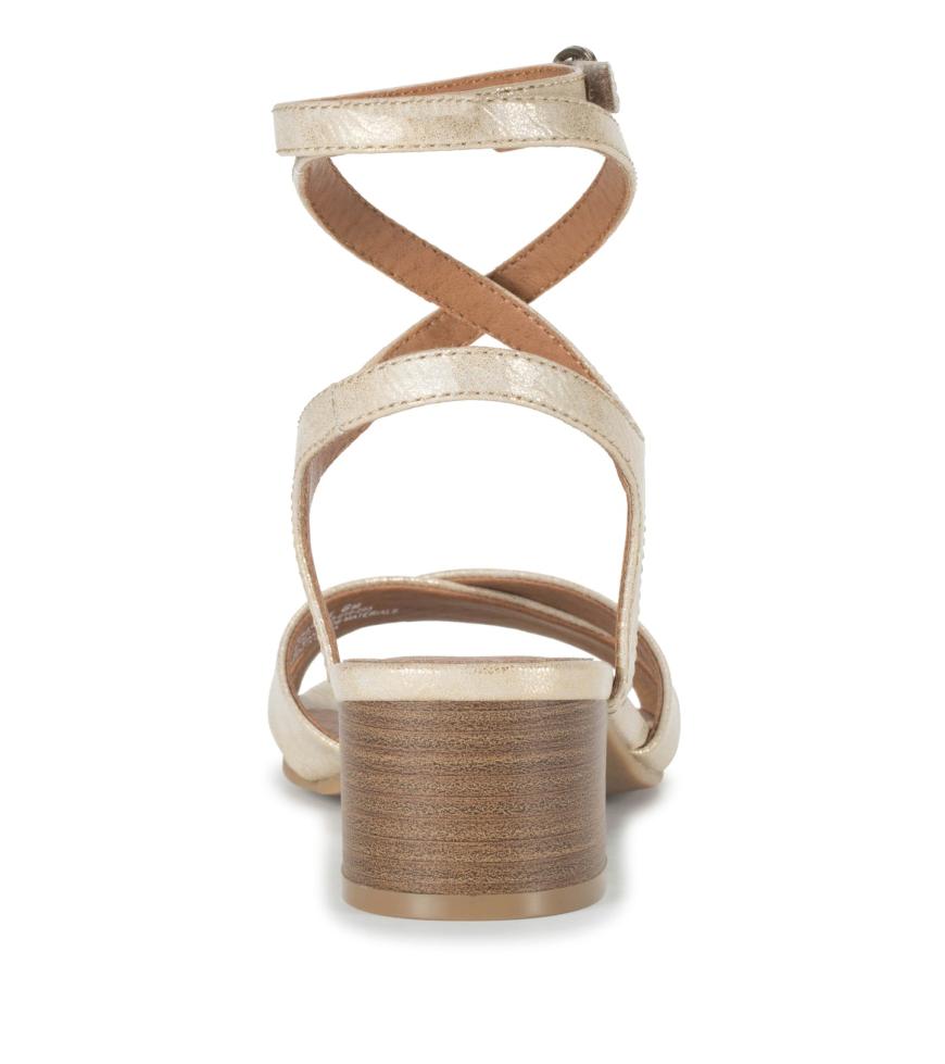 Baretraps Classic Comfort Sandals | Women Valerie Block Heel Sandal Light Gold