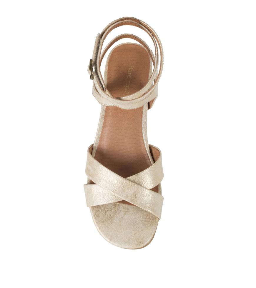 Baretraps Classic Comfort Sandals | Women Valerie Block Heel Sandal Light Gold
