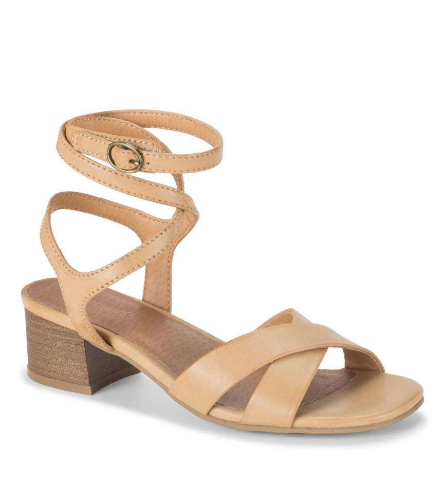 Baretraps Classic Comfort Sandals | Women Valerie Block Heel Sandal Natural