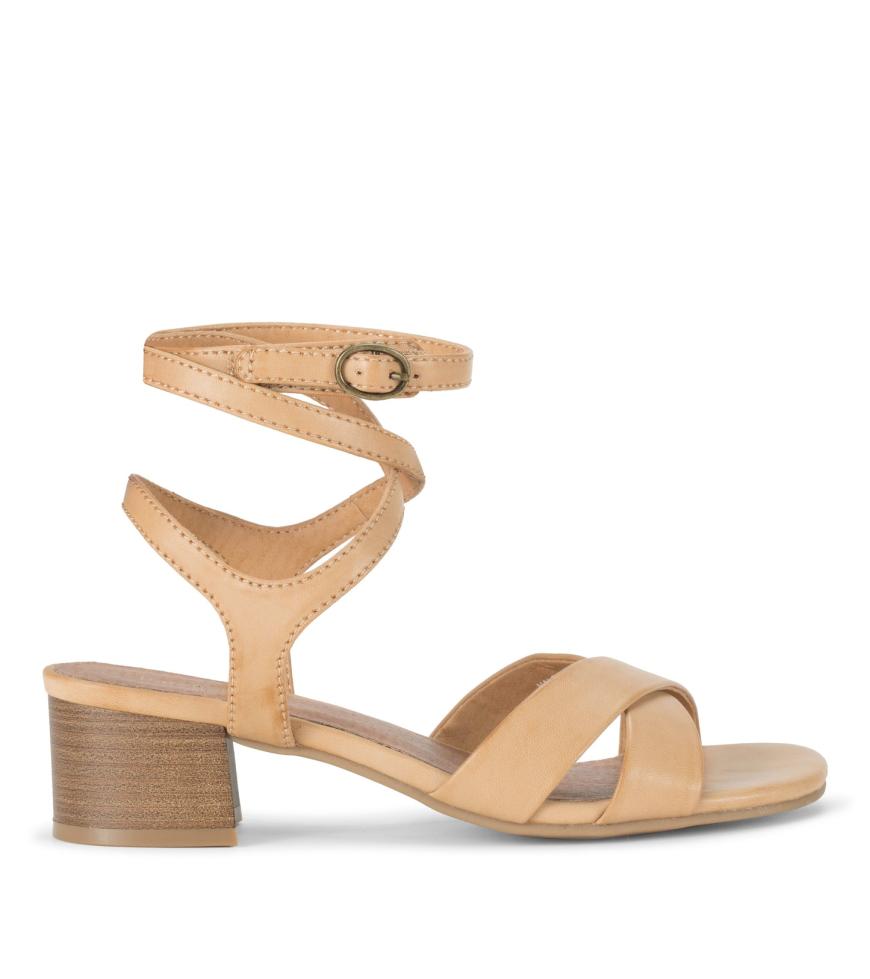 Baretraps Classic Comfort Sandals | Women Valerie Block Heel Sandal Natural
