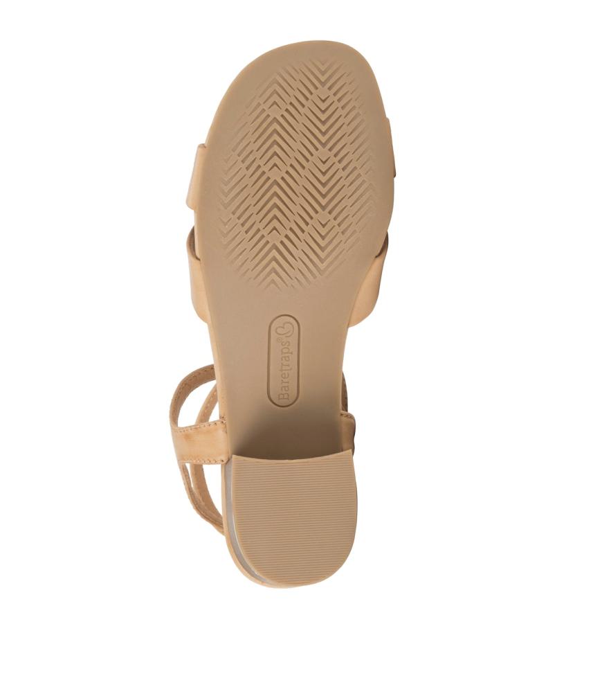 Baretraps Classic Comfort Sandals | Women Valerie Block Heel Sandal Natural
