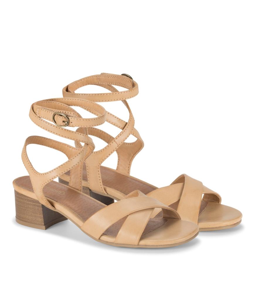 Baretraps Classic Comfort Sandals | Women Valerie Block Heel Sandal Natural