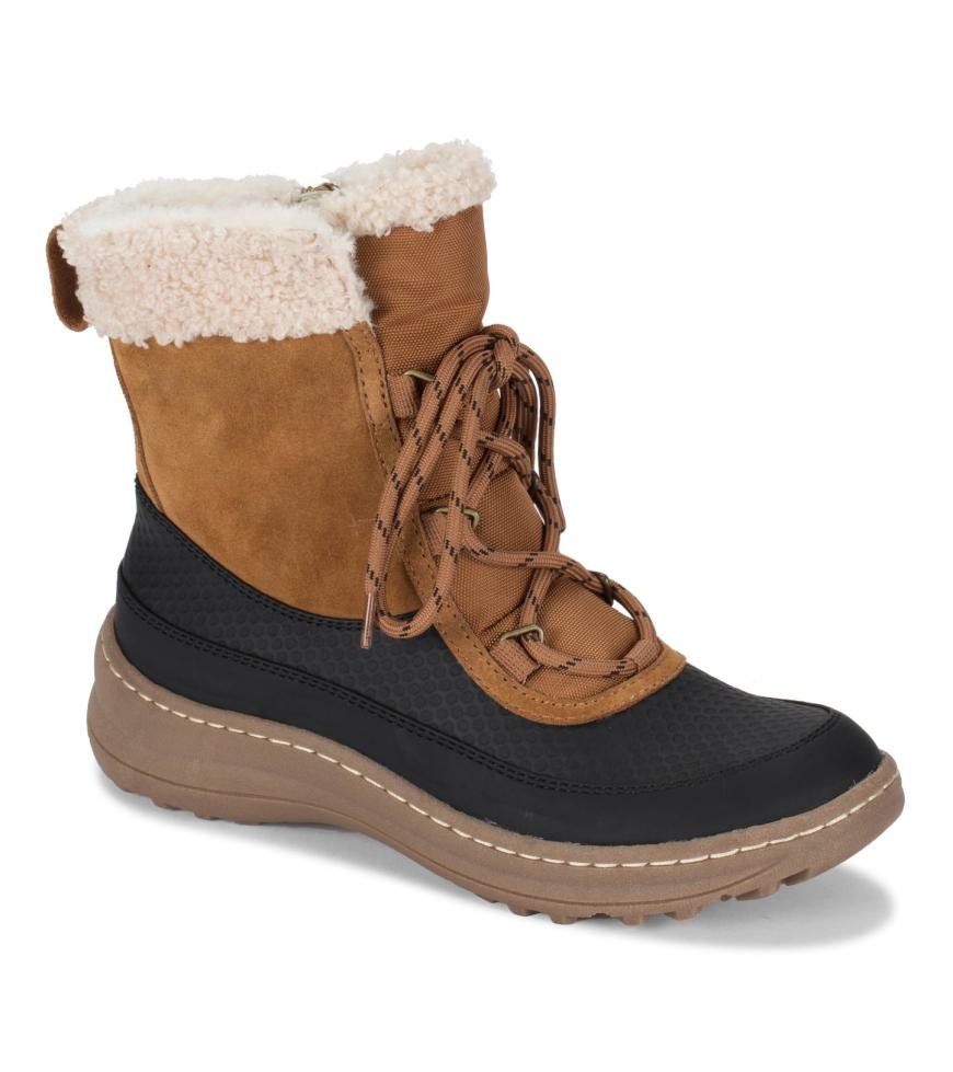 Baretraps Cold Weather Boots | Women Alta Cold Weather Bootie Cognac/black Suede