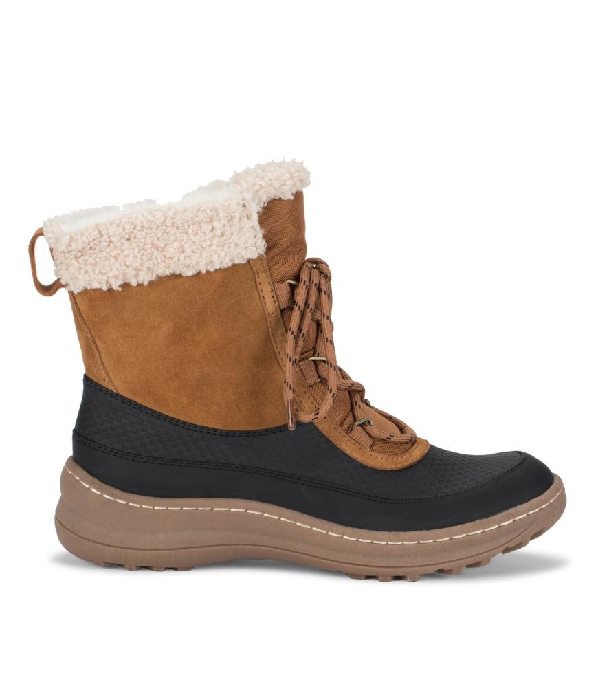 Baretraps Cold Weather Boots | Women Alta Cold Weather Bootie Cognac/black Suede