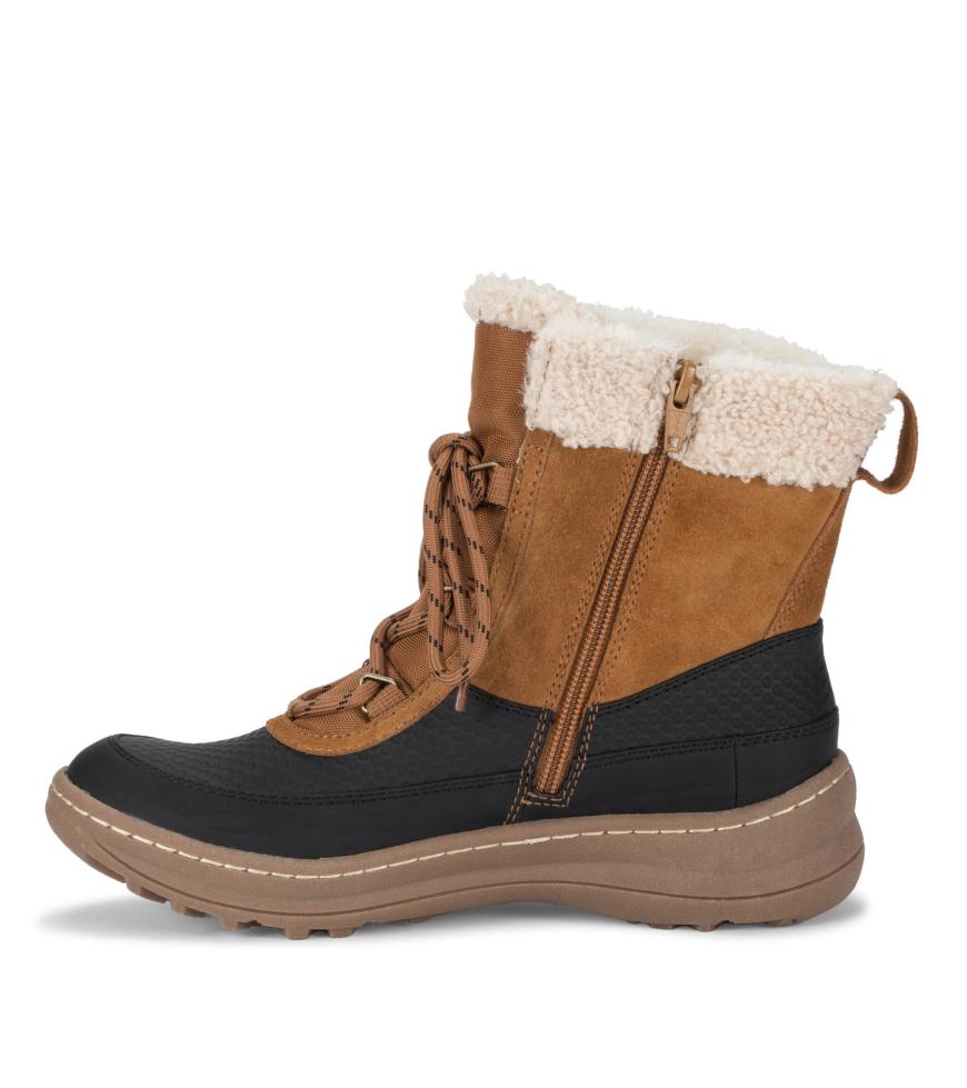 Baretraps Cold Weather Boots | Women Alta Cold Weather Bootie Cognac/black Suede