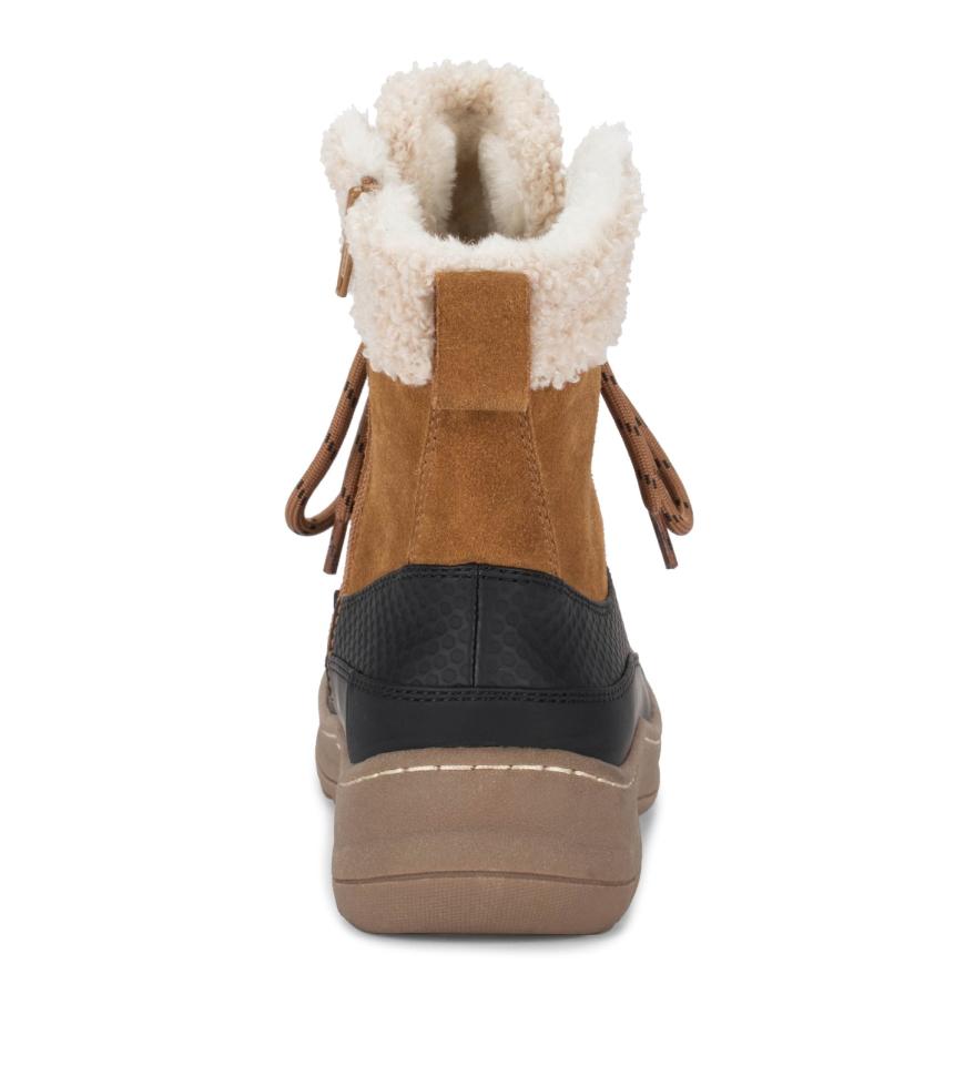 Baretraps Cold Weather Boots | Women Alta Cold Weather Bootie Cognac/black Suede