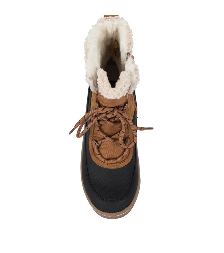 Baretraps Cold Weather Boots | Women Alta Cold Weather Bootie Cognac/black Suede