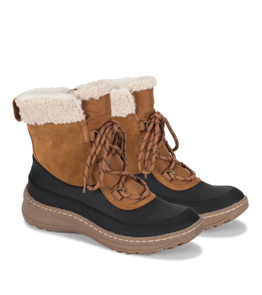 Baretraps Cold Weather Boots | Women Alta Cold Weather Bootie Cognac/black Suede