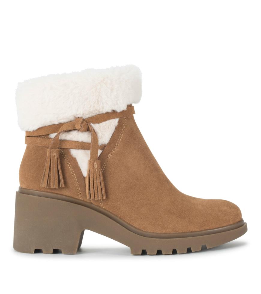 Baretraps Cold Weather Boots | Women Dolors Cold Weather Bootie Cognac