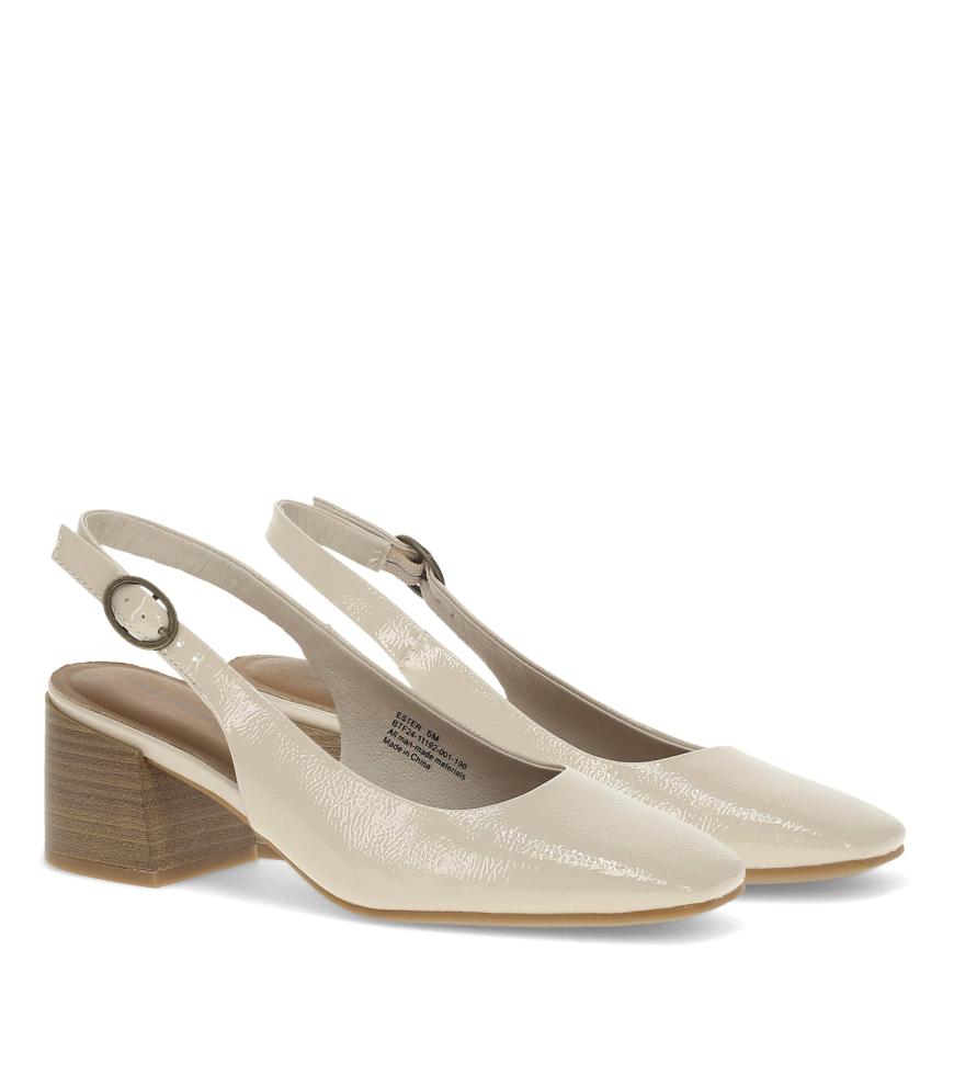 Baretraps Dress Shoes | Women Ester Block Heel Slingback Pump Ivory