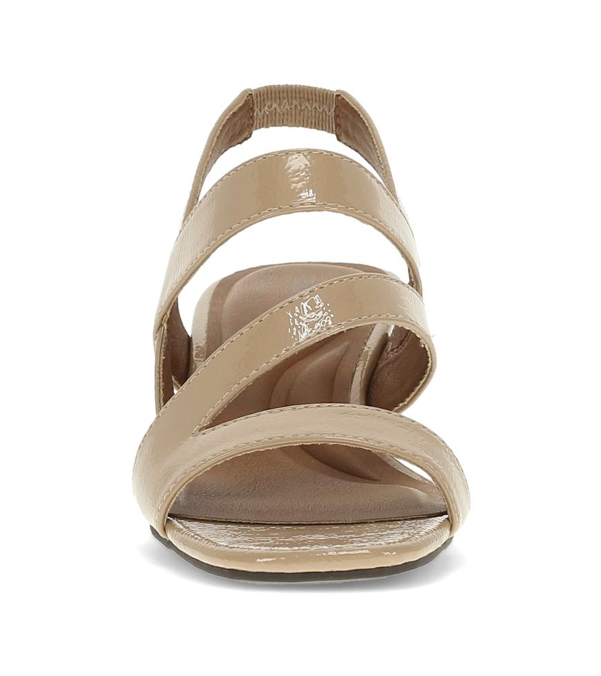 Baretraps Dress Shoes | Women Posha Block Heel Sandal Latte Patent