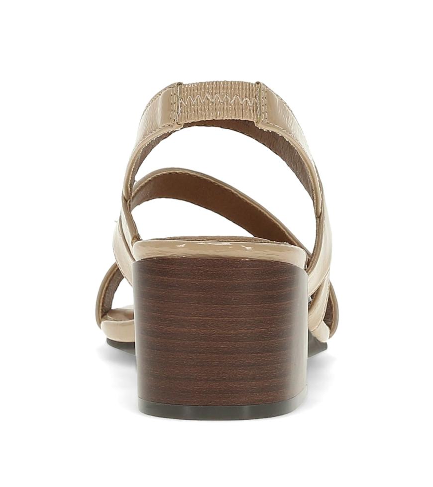 Baretraps Dress Shoes | Women Posha Block Heel Sandal Latte Patent