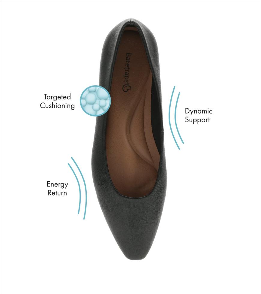 Baretraps Dress Shoes | Women Rhonda Casual Flat Black