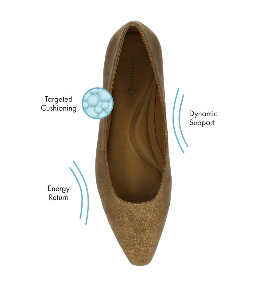 Baretraps Dress Shoes | Women Rhonda Casual Flat Bronze