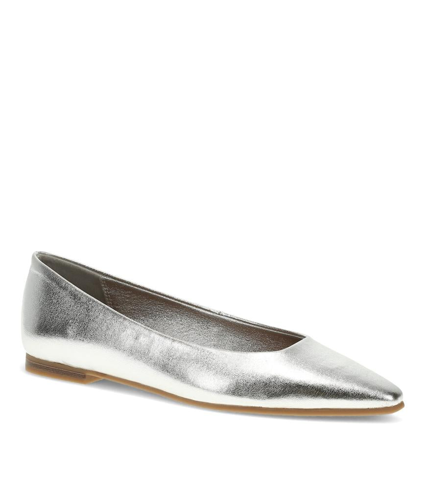 Baretraps Dress Shoes | Women Rhonda Casual Flat Silver