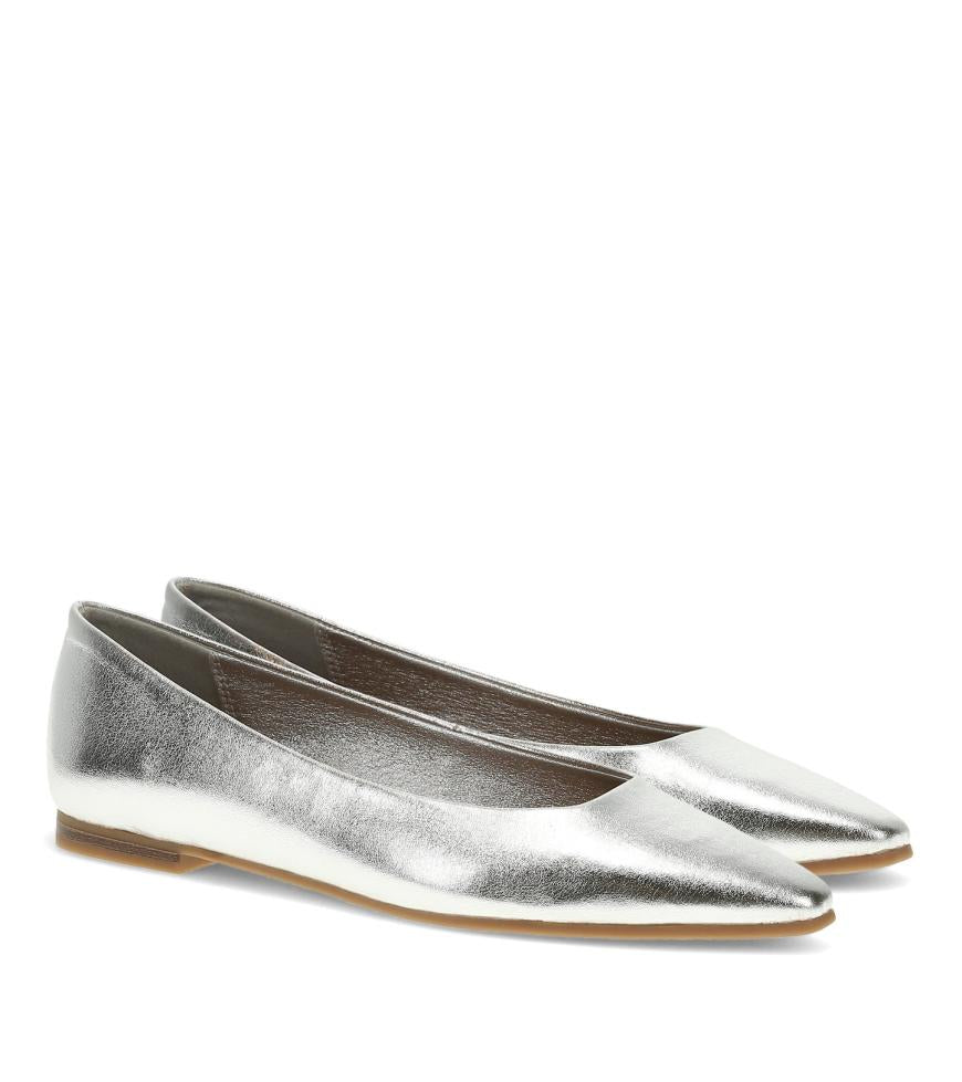 Baretraps Dress Shoes | Women Rhonda Casual Flat Silver