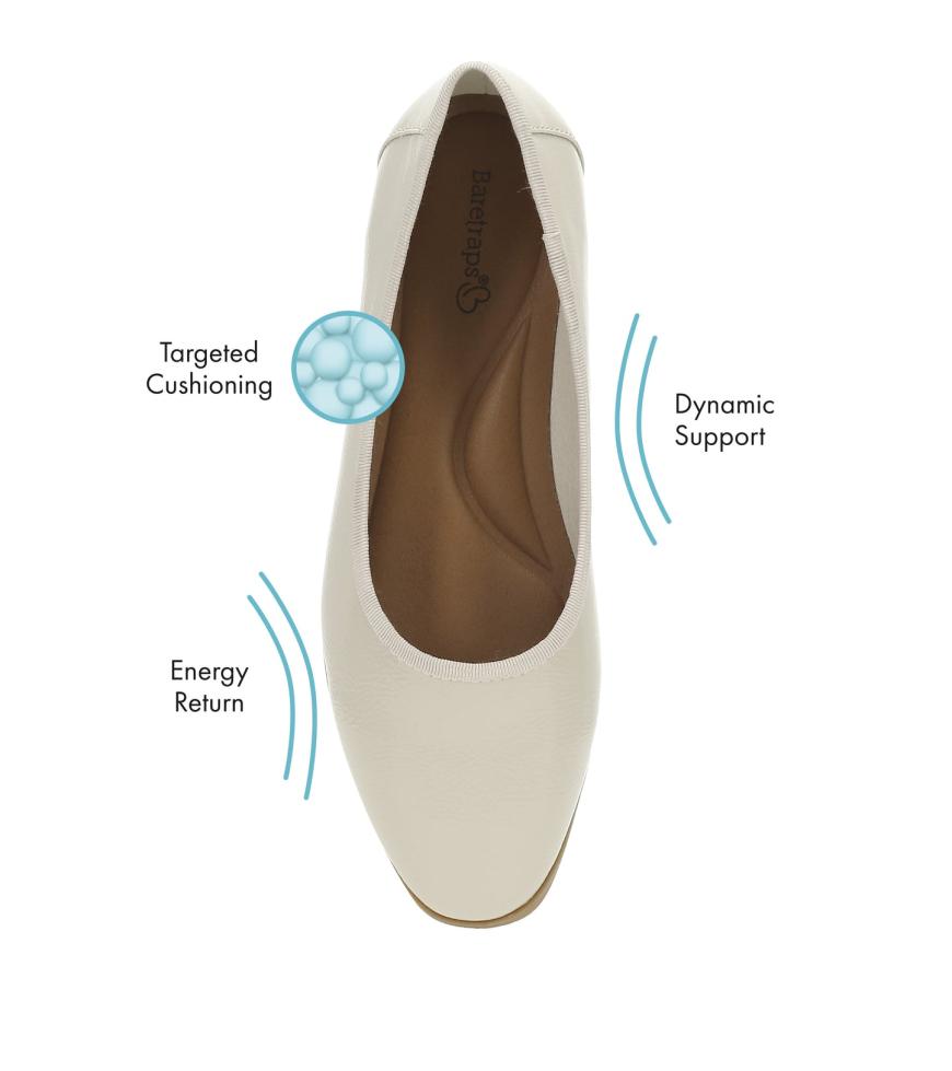 Baretraps Dress Shoes | Women Tania Casual Flat Ivory