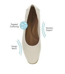 Baretraps Dress Shoes | Women Tania Casual Flat Ivory