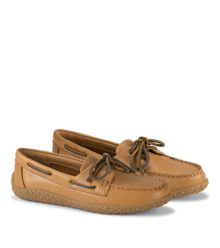 Baretraps Flats &amp; Loafers | Women Beverlie Boat Shoe Tan Leather