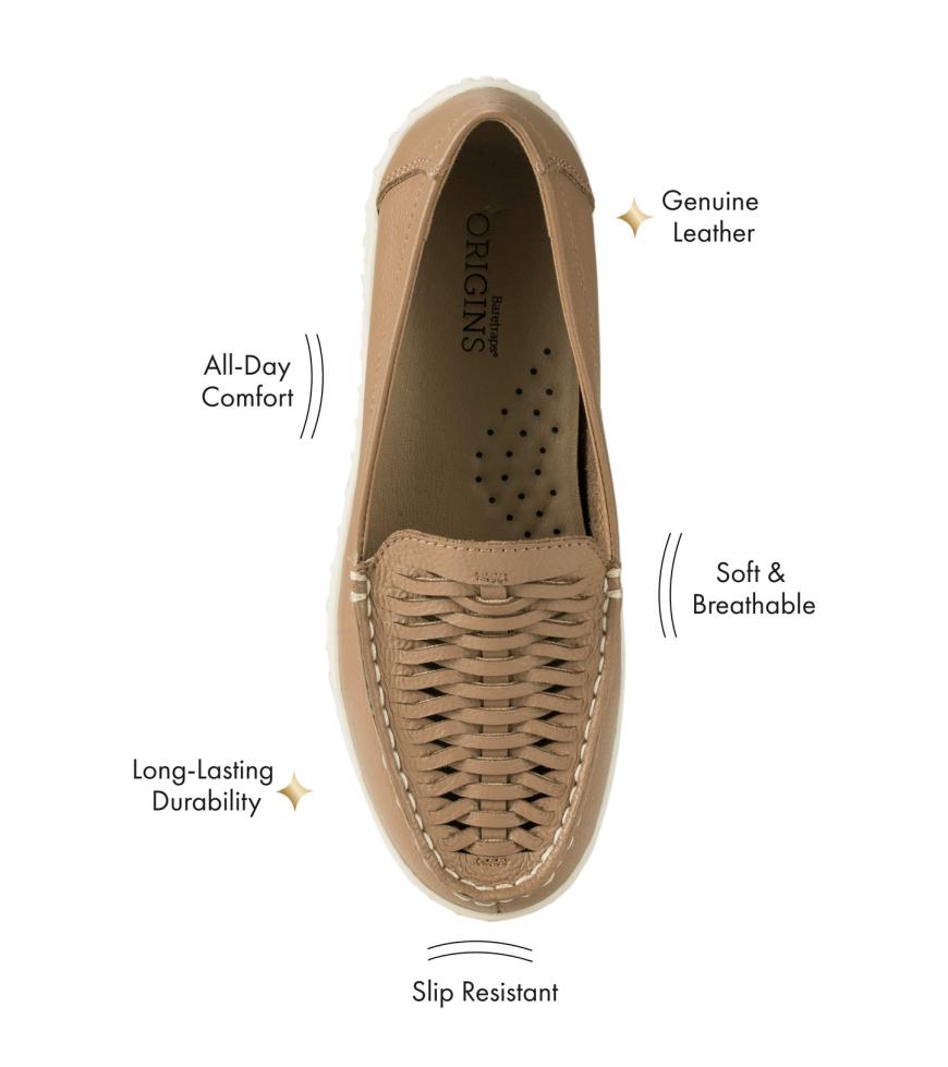 Baretraps Flats &amp; Loafers | Women Bridget Boat Shoe Tan Leather