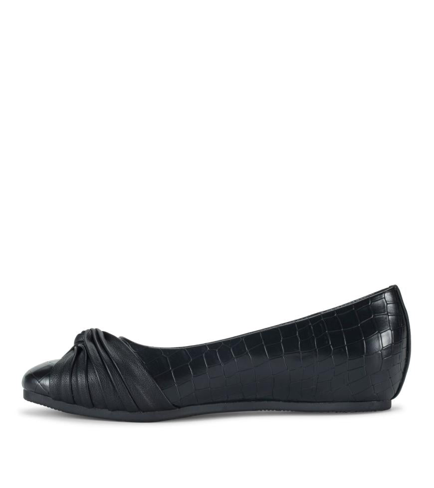 Baretraps Flats &amp; Loafers | Women Chainey Casual Flat Black Croco