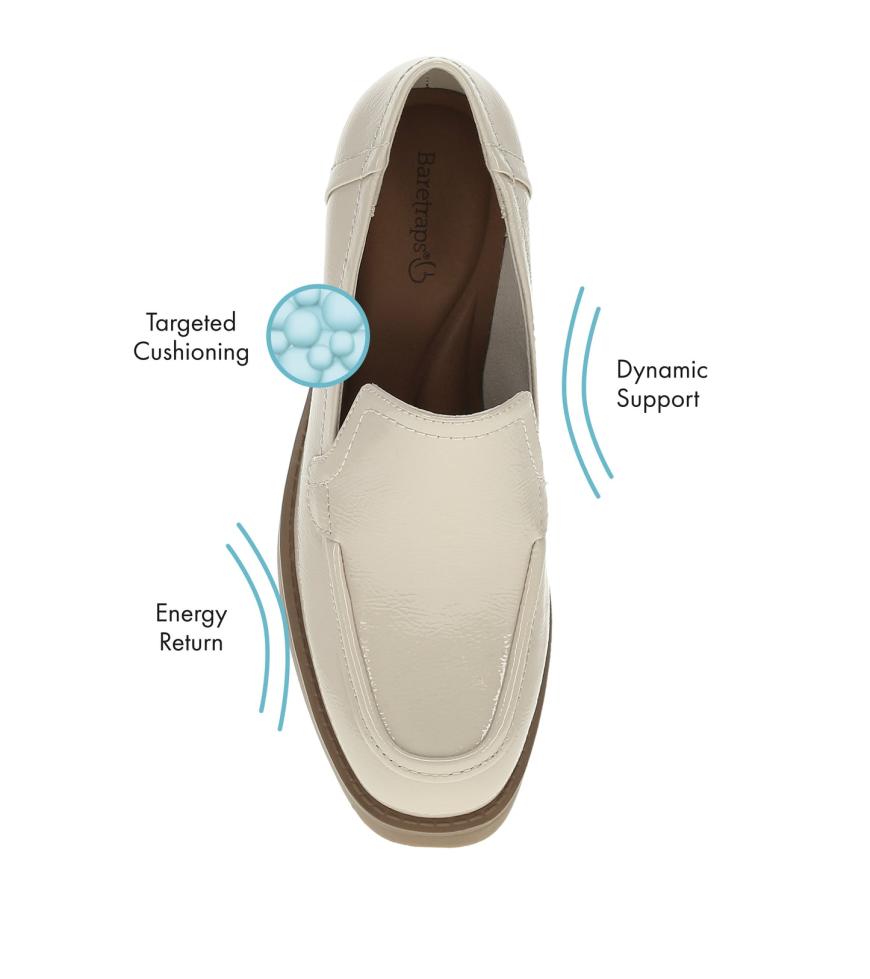 Baretraps Flats &amp; Loafers | Women Gretel Block Heel Loafer Ivory