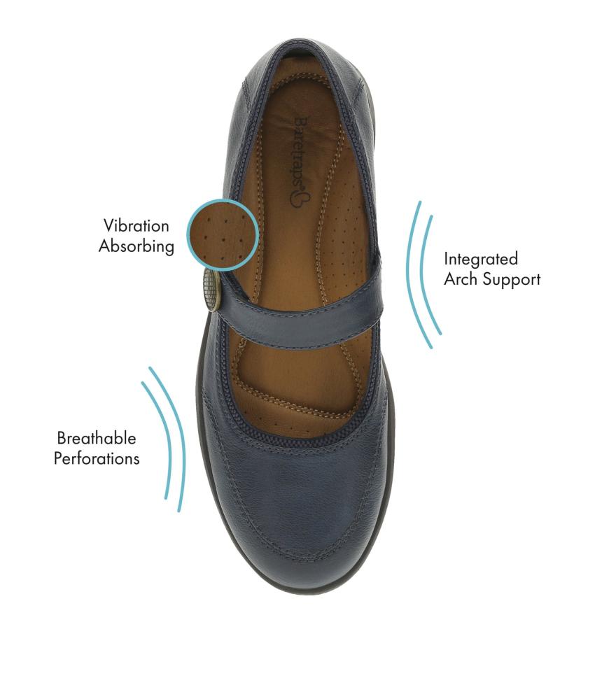 Baretraps Flats &amp; Loafers | Women Joesie Mary Jane Flat Dark Navy