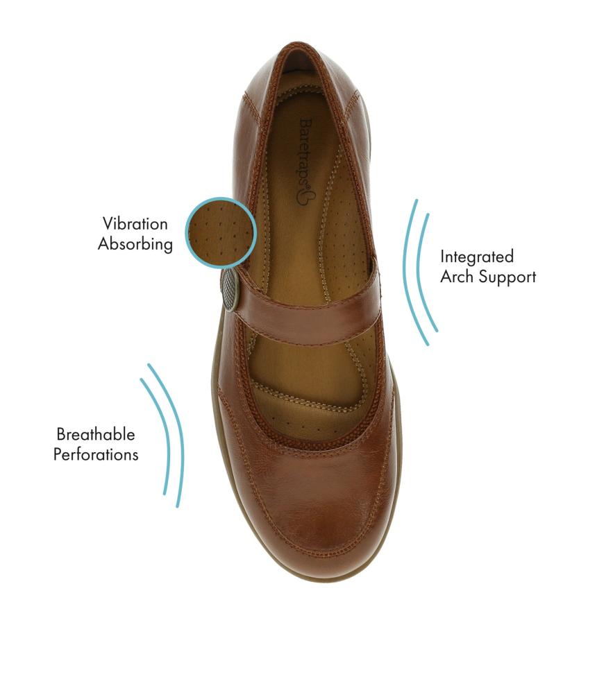 Baretraps Flats &amp; Loafers | Women Joesie Mary Jane Flat Mahogany