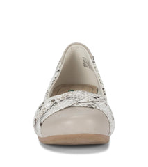 Baretraps Flats &amp; Loafers | Women Mitsy Casual Flat Cream Multi Snake