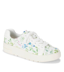 Baretraps Flats &amp; Loafers | Women Nishelle Lace Up Sneaker White/multi Flower Canvas