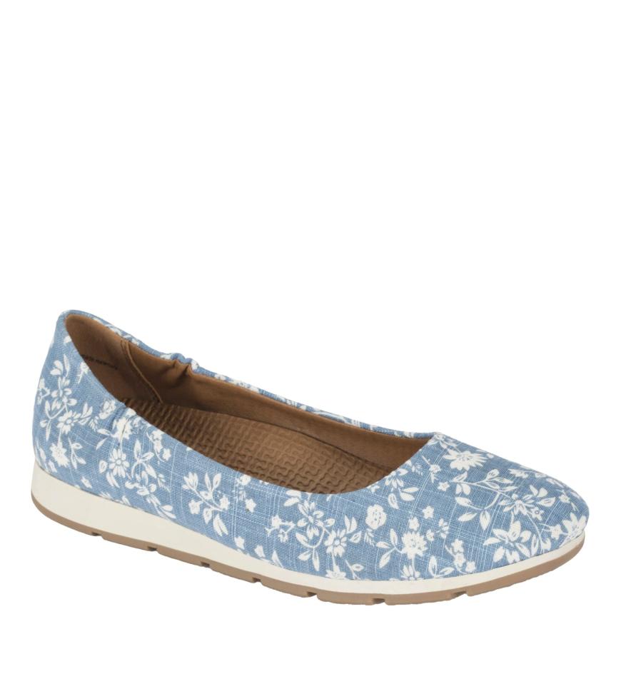 Baretraps Flats &amp; Loafers | Women Prim Slip On Blue/white Flower Canvas
