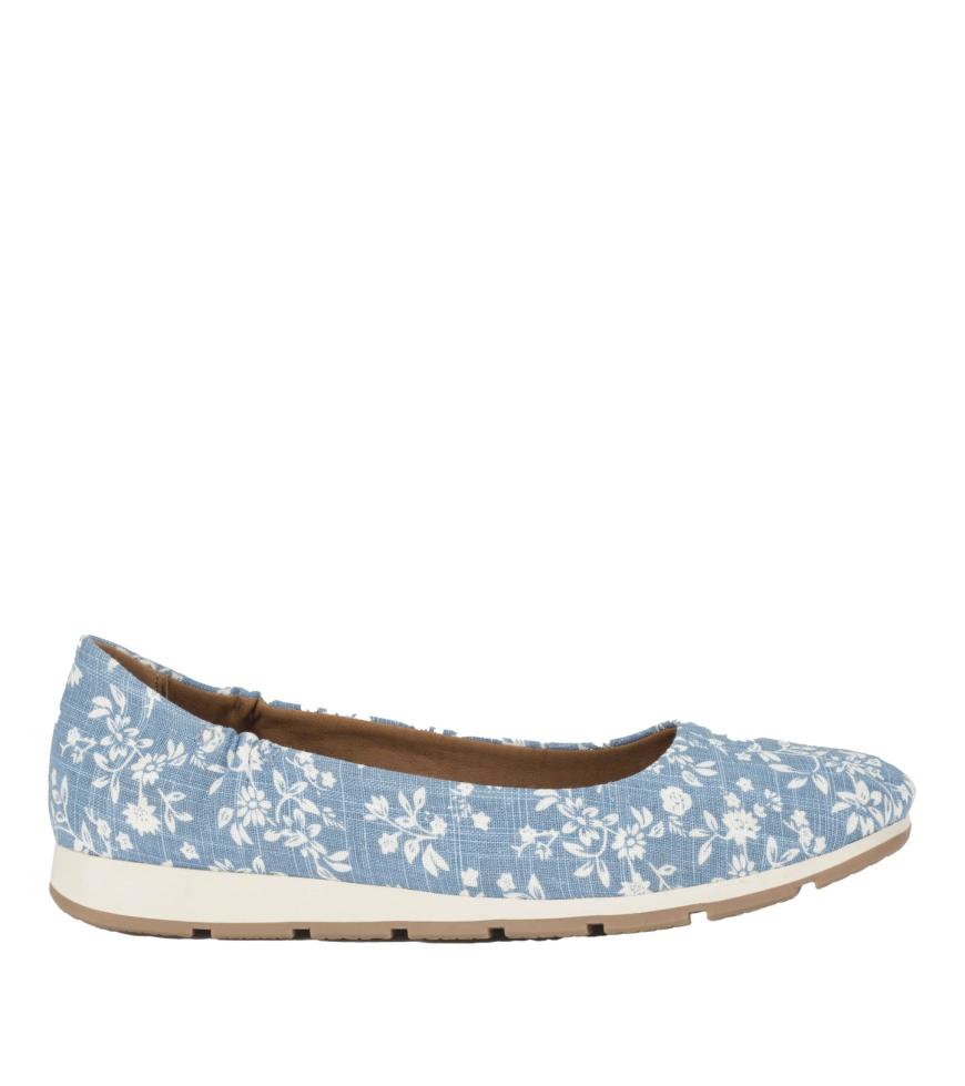 Baretraps Flats &amp; Loafers | Women Prim Slip On Blue/white Flower Canvas