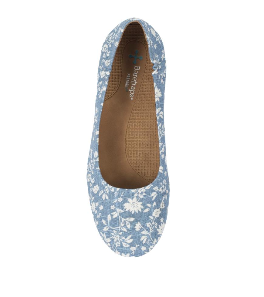 Baretraps Flats &amp; Loafers | Women Prim Slip On Blue/white Flower Canvas