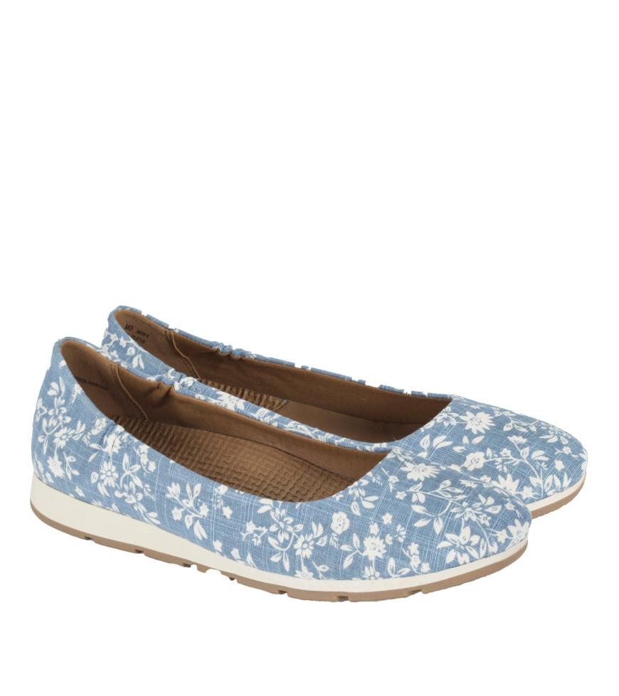 Baretraps Flats &amp; Loafers | Women Prim Slip On Blue/white Flower Canvas