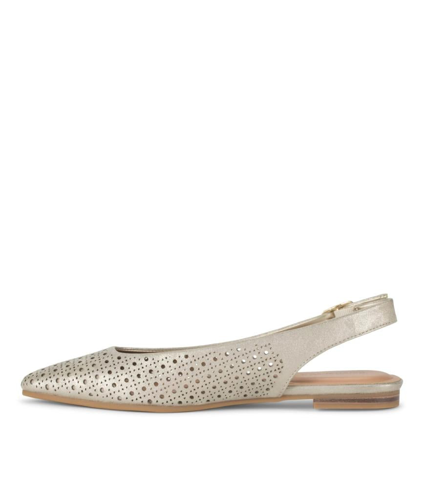 Baretraps Flats &amp; Loafers | Women Riva Slingback Flat Champagne