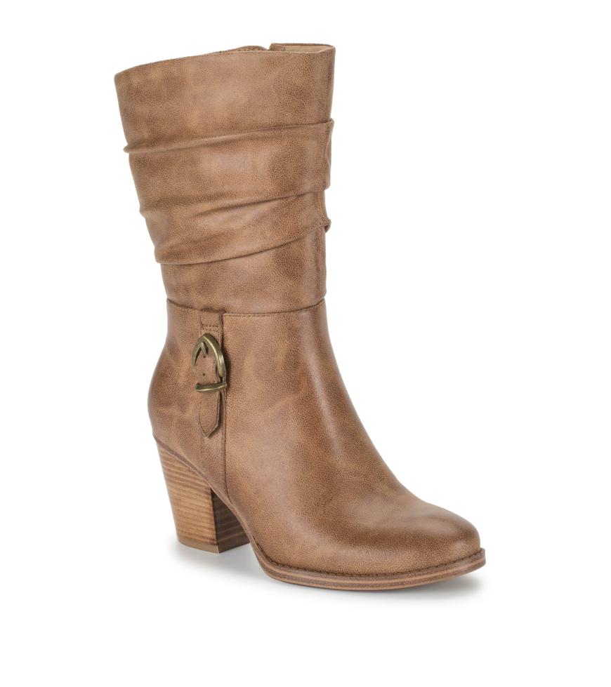 Baretraps Knee High Boots | Women Cheyenne Mid Calf Boot Auburn