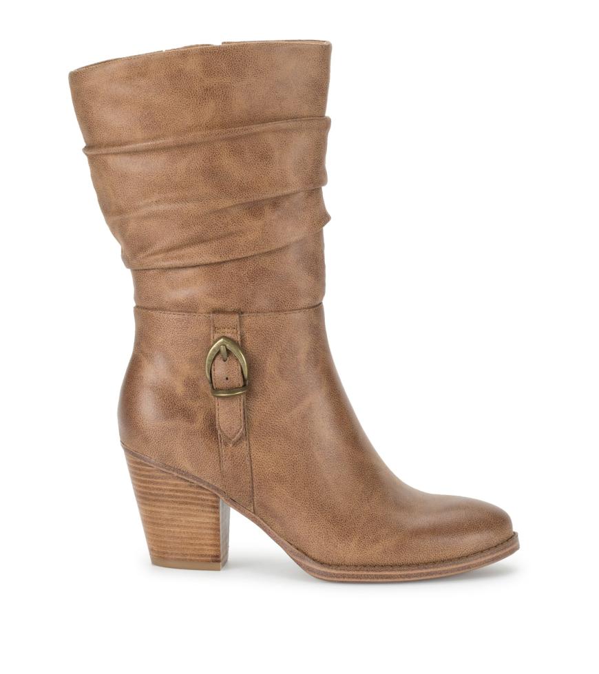 Baretraps Knee High Boots | Women Cheyenne Mid Calf Boot Auburn
